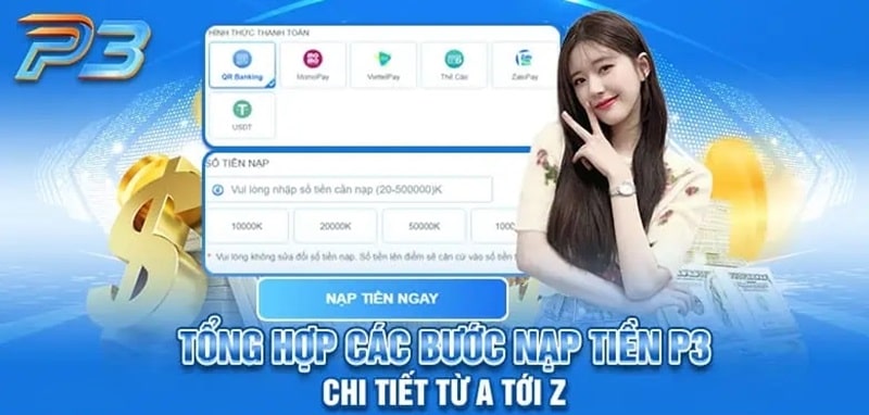 Chi tiết các bước nạp tiền P3